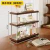 Estante de Almacenamiento de Escritorio de Madera Maciza Estante de Almacenamiento para Escritorio Vertical para el Hogar Encimera Oficina Estante de Almacenamiento de Libros de Múltiples Niveles