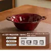 Louça de Mesa Cerâmica Estilo Japonês com Design de Esmalte Sob Esmalte de Forno de Alta Qualidade, Adequada para Pratos Ocidentais de Restaurante, Tigelas de Cerâmica, Pratos, Pratos de Peixe e Presentes de Casamento