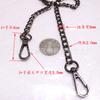 Cadena para Bolso 8mm de Ancho Dorada Cadena para Correa de Bolso Accesorios de Herrajes para Equipaje 2.0Nk Cadena Plana de Hierro con Hebilla de Placa de Tres Puntos Transfronterizo