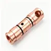 Válvula de três vias anti-respingo mineral, suporte de peça única, feita de cobre maciço, fácil de transportar, válvula de três vias mineral