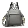 Comercio Exterior 2024 Nueva Mochila Antirrobo de Cuero Suave para Mujer Bolso de Moda Simple Casual Doble Uso Bolso de Hombro