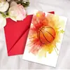 Paquete de Tarjetas de Felicitación con Sobre - Tema: Bol Nuevo de Evento Deportivo Mundial de Fútbol - Tarjeta de Agradecimiento de Cumpleaños