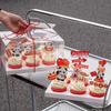 Decoración para Cupcakes del Día Nacional 2024 Estandarte Nacional Panda Inserto para Celebrar el Día Nacional Larga vida a la patria Enchufe para Postre