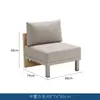 Sofá de Madera Maciza para Jardín de Villa de Alta Gama Mesa de Café Sofá Impermeable y Resistente al Sol Muebles de Teca para Patio Exterior Sofá de Hotel