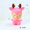 Decoração de bolo de aniversário Toy Ornaments Little Prince Little Princess Crianças Cartoon Car Rabbit Deer Cat Plug-in Dress Up