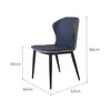 Silla de Comedor Foshan Guangdong Silla Mariposa Nordic Lujo Ligero Silla de Comedor para el Hogar Silla de Negociación de Hotel Italiano Silla con Respaldo de Café