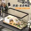 Tanque para Tortugas Paisajismo Casero Filtro Circulación Plataforma para Tomar el Sol Plataforma para Trepar Acrílico Ecológico Tanque Mixto para Peces Caja Pequeña de Rotación