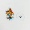 Soporte Giratorio Acrílico Personalizado Anime Transparente Doble Cara Estrella Humanoide Adornos para Fotos Llavero Personalizado