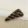 Pinza de Pelo Tejida a Cuadros de Colores Estilo Coreano, Pinza Lateral Versátil y Elegante para Mujer, Pinza de Hilo para el Cabello, Pinza para Flequillo, Pinza de Pelo para la Parte Posterior de la Cabeza