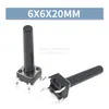 Interruptor Tátil de Furo Passante Vertical 4 Pinos Micro Botão 6*6*4.3/4.5/5/6/7/7.3/8/9/19/30MM