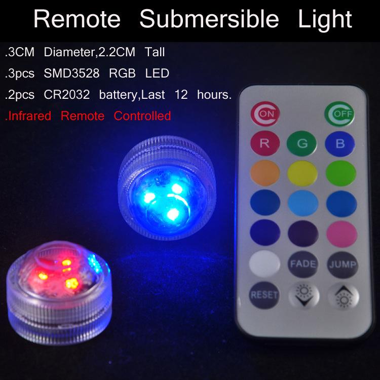 Remote Controlled LED Submersi
