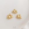 Pacote 14K Pingente Cor Ouro Real Gato Palma Pingente Gato da Sorte Pingente Astronauta Veado Lua Pingente para Pulseira DIY Joia Pingente