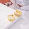 Fivela de Orelha Europeia e Americana de Luxo Leve com Microincrustação de Zircônia Brincos de Moda para Jovens Joias Venda Quente Transfronteiriça Produtos Explosivos