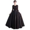 Vestido de Noche de Encaje de Comercio Exterior 2026 Nuevo Modelo Negro Elegante para Dama Vestido de Performance para Coro para Mujeres