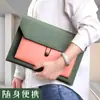Bolsa de Couro A4 para Documentos, Bolsa para Arquivos, Bolsa de Mão, Organizador de Arquivos, Pasta Executiva Espessa, Logotipo Personalizado