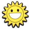 Abeja de dibujos animados de goma suave de PVC, accesorios de decoración de miel, dijes para zapatos DIY, hebillas para zapatos, accesorios para fundas de teléfono, exclusivamente para ventas transfronterizas