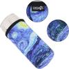 Funda Plegable de Neopreno para Frasco, Aislante para Taza de Refresco con Pintura de Van Gogh Noche Estrellada Girasol Cubierta para Taza de 330ml