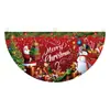 Bandeira de meia-lua de Natal da Amazon, nova, transfronteiriça, bandeira em leque para festas, bandeira decorativa para reuniões, decoração de cena e criação de uma atmosfera festiva