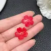 Gradiente Aleatório Flor de Cerejeira Acrílico Perfurado Flor de Cinco Pétalas DIY Brincos Acessórios de Cabelo Grampo de Cabelo Peças de Joia Pacote de Material Atacado