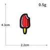 Parche de Tela Bordado Autoadhesivo para Computadora Sandía Piña Fruta Dibujos Animados Parche Bordado para Ropa Parche DIY sin Coser