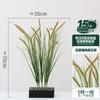 Grama de Junco Artificial Estilo Camping Popular Flor Artificial Vaso Grama Rabo de Raposa Bonsai Planta Verde Falsa Decoração Alta Simulação