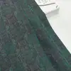 Patrón Floral Dorado OscuroRayón Seda Xiangyun Engrosada Seda Aceite Textura de Ocho Puntos Tela Textura Retro Tela Jacquard para Mujer