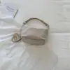 Bolsa de Axila de Nicho de Luxo Bolsa Tecida Feminina 2026 Nova Bolsa Simples de Balde Versátil Bolsa de Ombro Único para o Dia a Dia