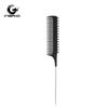 Peine de doble cara para mechas de tinte de pelo profesional peine para mechas de salón de peluquería peine de punta para separación de cabello resistente a altas temperaturas