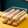 Caja de Almacenamiento de Huevos para Refrigerador Tipo Cajón de Grado Alimenticio para Huevos de Pato Caja Creativa de Plástico para Cocina Acabado Caja de Conservación