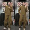 Estilo Casual Americano Versátil y Elegante Nuevo para Hombre Moda de Lujo Ligero Conjunto Casual de Moda Marca de Tendencia Sencillo Fresco