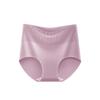 Ropa interior para mujer de talla grande, 7A, Mantenimiento, Seda de Morera en la entrepierna, Cintura alta, Jacquard, Doble capa, Control de abdomen, Algodón suave, Amigable con la piel, Cómodo