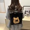 Mochila de outono feminina 2024 Nova sacola estilo universitário estilo coreano Bolsa de ombro de grande capacidade Bolsa nas axilas