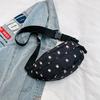 Bolso Casual para Mujer 2024 Nuevo Bolso de Pecho Floral Bolso Cruzado Sencillo Deportivo Bolso de Pecho Tela de Nailon Moderno Bolso Grande de Cintura