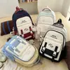 Mochila para estudiante de secundaria transfronteriza, nuevo modelo 2026, gran capacidad, simple y elegante, mochila para estudiante universitario, mochila casual de viaje