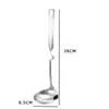 Cuchara Coladora para Sopa de Acero Inoxidable Doble Propósito Cuchara para Olla Caliente Restaurante Hogar 50/100ml Filtro con Punta Perforada Concha para Sopa