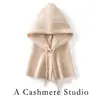 Gorro de cachemira de punto trenzado color liso estilo coreano, unisex, cálido, grueso y cómodo, diseñado para cubrir la cabeza y proteger los oídos