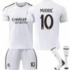 2526 Nova Camisa de Futebol Cavalo Real Camisa de Casa N°. 7 Ronaldo Não. 9 Mbappé Não. 10 Terno Infantil Adulto