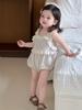 Ropa de Bebé Verano Estilo Delgado Versión Coreana Ropa Infantil Mameluco de Bebé de Verano 2026 Modelo Nuevo Mono de una Pieza para Niñas