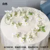 Cubierta Decorativa para Tubería de Aire Acondicionado de 120 Piezas de Enredadera de Forsythia Simulada, Tubería de Envoltura de Aire Acondicionado de Enredadera Simulada para Boda Sala de Estar