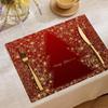 Jity Mantel Amazon Decoración Ambiente Restaurante Mantel de Mesa Lino Estampado Mantel Aislante de Calor Mantel Comida Occidental Mesa de Comedor