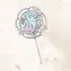 Espejo de maquillaje de metal, colgante de aleación de zinc, accesorio cultural y creativo personalizado de estilo palaciego, espejo de mano, espejo de maquillaje personalizado