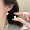 Pendientes de gancho geométricos minimalistas estilo francés para terrones de azúcar con un toque de moda de alta gama, Pendientes sencillos y elegantes, Exquisitos y modernos