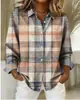 Camisa de Manga Larga Suelta de Color Sólido Estampada para Mujer, Sitio Independiente de Amazon Europa y América, Otoño e Invierno 2026 Transfronterizo