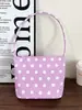Moda Primavera 2026 Bolso de Hombro de Nailon de Lunares Nuevo para Mujer Versátil Bolso de Axila Moda Lindo Bolso de Mujer Bolso de Mano Pequeño