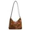 Bolso de Diseño Exclusivo Bolso Cruzado para Mujer Gran Capacidad Portátil Bolso Pequeño Versátil para Viajes al Trabajo Bolso de Hombro Cruzado de Gamuza