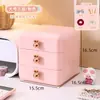 Caixa de Armazenamento de Mesa Estudante Pequeno Rack de Armazenamento Gaveta Simples para Crianças Artigos Diversos Acessórios de Cabelo Papelaria Porta-Canetas de Mesa Armário