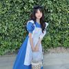 Disfraz de Sirvienta de Alicia en el País de las Maravillas para Halloween Cosplay Lolita Manga Corta Chica Suave Vestido de Princesa Dropshipping