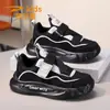 Sapatos Infantis Delhui Tênis Esportivo Infantil 2026 Novo Modelo de Primavera para Crianças Maiores Malha Respirável Casual Tênis de Treino Infantil