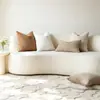 Capa de almofada para cabeceira de cama estilo nórdico Amazon, capa de almofada para cadeira, capa de almofada quadrada, capa de almofada dupla face de pelúcia em forma de anel