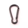 Número de suministros del fabricante. 5 Mosquetones en Forma de S de Aleación de Aluminio Mate Colorido Negro para Electroforesis, Hebilla para Bolsa, Colgante de Joyería Multifuncional